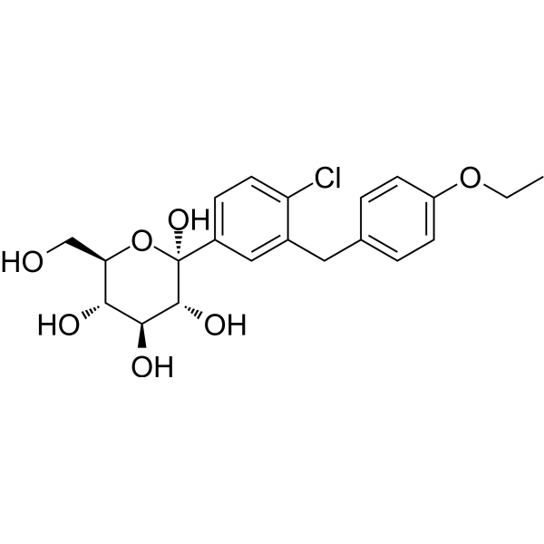 Dapagliflozin impurity Estructura química