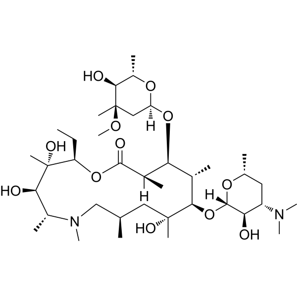 Azithromycin Estructura química