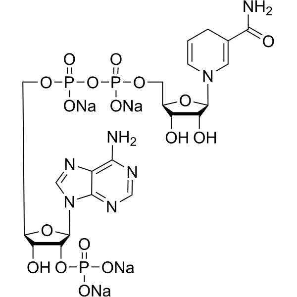 NADPH tetrasodium salt Estructura química