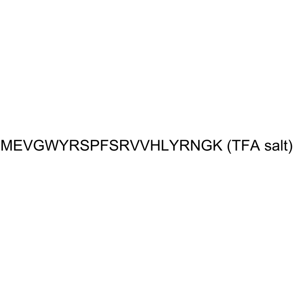 Myelin Oligodendrocyte Glycoprotein Peptide (35-55), mouse, rat TFA Structure