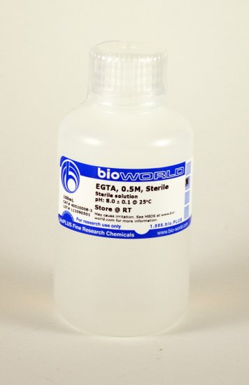 EGTA 0.5M, pH 8.0, Sterile
