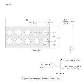 470352 SecureSeal imaging spacers drawing