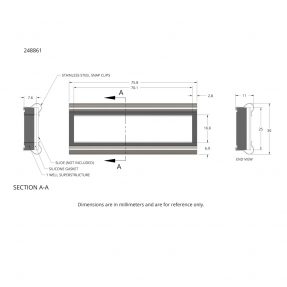 248861 ProPlate Multi-Well Chambers drawing