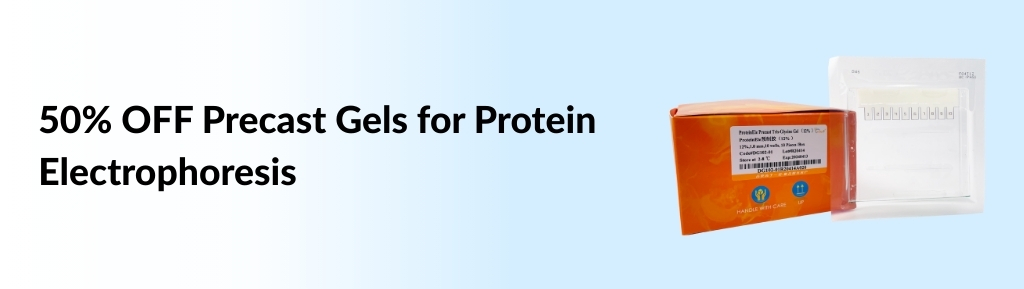 50% OFF Precast Gels—Competitive Pricing for Electrophoresis